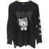QOOZA キャラクタープリントロングTシャツ レディース