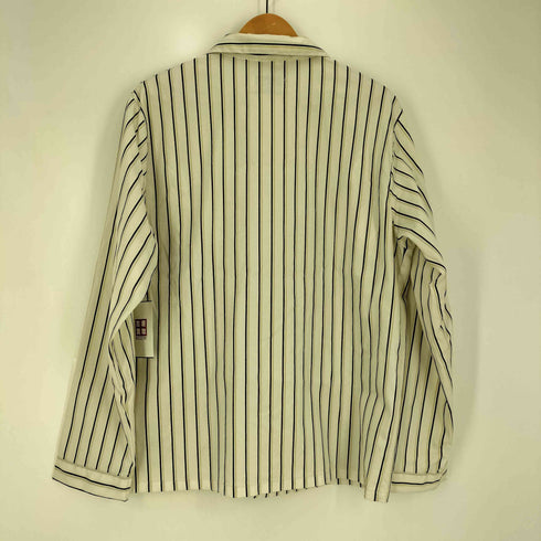 テンプテーション Temptation レーヨン混 ストライプ 開襟 L/S シャツ メンズ