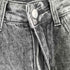 レースレイヤード デニムパンツ レディース JPN:S