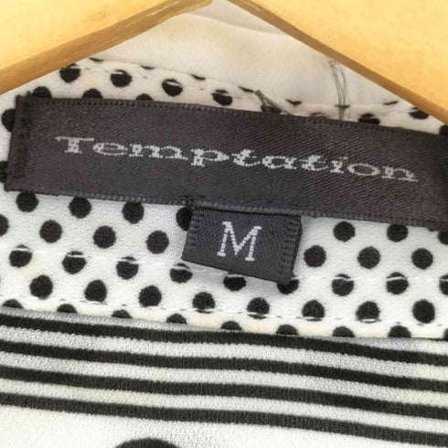 テンプテーション Temptation ドット L/S レギュラーカラー シャツ メンズ JPN:M