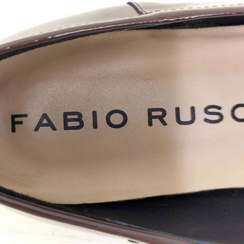 ファビオルスコーニ FABIO RUSCONI エナメル コイン ローファー レディース EUR:38