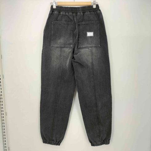 SUMWON 24SS Denim Jogger mit Einsätzen und Zugband ダブルニー ジョガーデニム メンズ