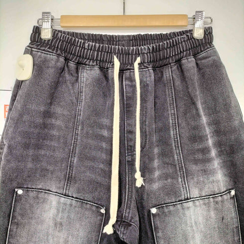SUMWON 24SS Denim Jogger mit Einsätzen und Zugband ダブルニー ジョガーデニム メンズ