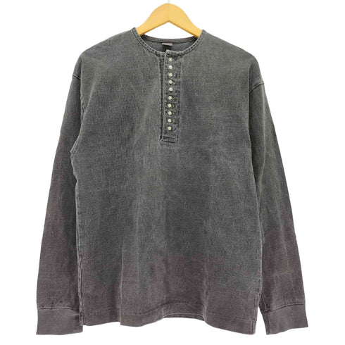 タウンクラフト TOWNCRAFT 日本製 フェード加工 ヘンリーネック L/S シャツ メンズ JPN:L