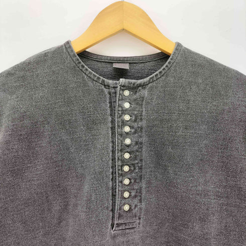 タウンクラフト TOWNCRAFT 日本製 フェード加工 ヘンリーネック L/S シャツ メンズ JPN:L