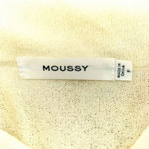 マウジー moussy OVERLOCK POCKET ニットシャツ レディース