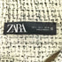 ザラ ZARA 金釦 ツイード ジレ レディース US L