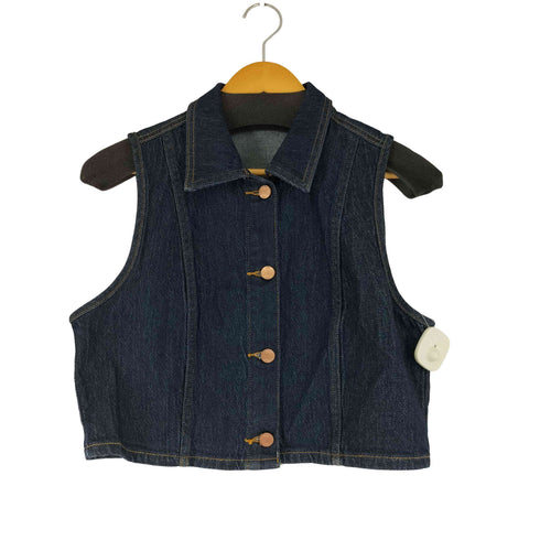 ザラ ZARA デニムベスト レディース US L