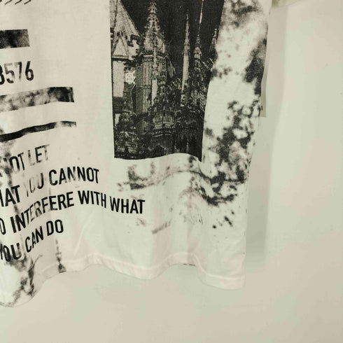 インザアティック In The Attic homme 00s スモーキー プリント S/S Tシャツ Y2K メンズ import:M