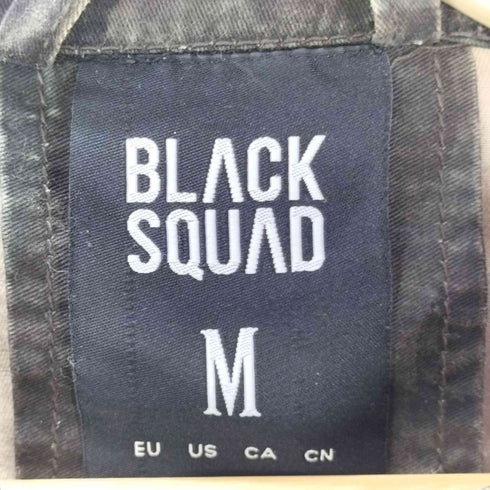 BLACK SQUAD 00S 迷彩 カモ ジッアップ フリンジ ワーク ジャケット メンズ import:M