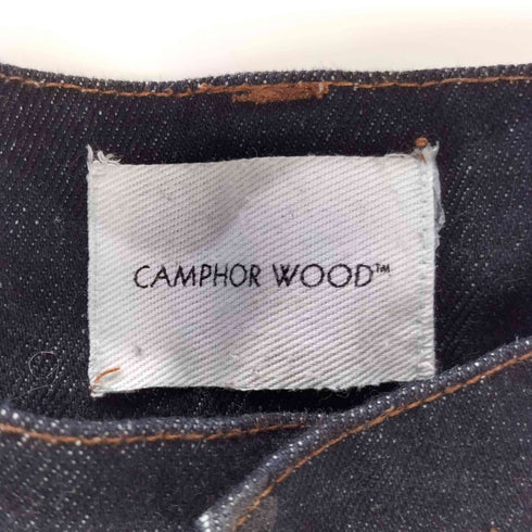 カンファーウッド CAMPHOR WOOD knee tuck wide baggy denim pants ニータック ワイド バギー デニム ジョーツ ショーツ ハーフパンツ カットオフ カスタム メンズ L