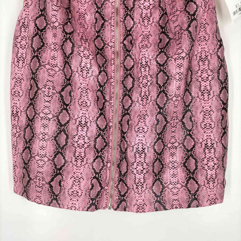CAPSULLE パイソン柄 BUSTIER DRESS レディース S