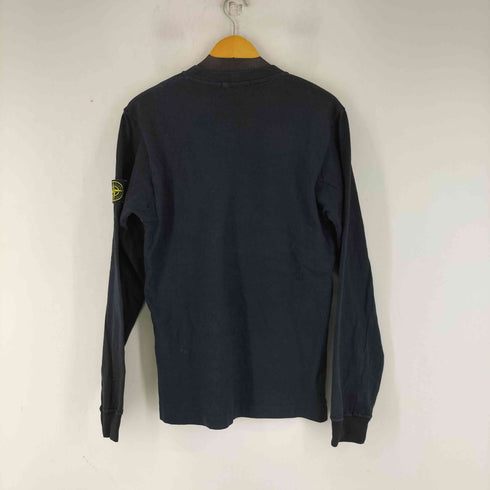 ストーンアイランド STONE ISLAND クルーネック コットンフライス L/S Tシャツ メンズ import:M