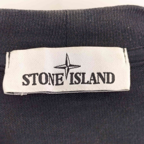 ストーンアイランド STONE ISLAND クルーネック コットンフライス L/S Tシャツ メンズ import:M