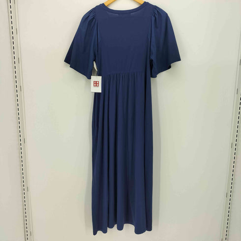 マックスマーラウィークエンド MAX MARA WEEKEND フリル マキシ丈 コットン S/S シャツ ワンピース レディース