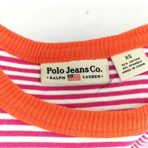ポロジーンズカンパニーラルフローレン POLO JEANS COMPANY RALPH LAUREN ボーダー S/S カットソー レディース JPN:XS