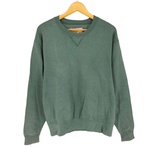 エルエルビーン L.L.Bean 90s- 前Vガゼット クルーネックスウェット メンズ S