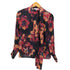 ハナエモリ HANAE MORI 花柄 ボウタイ L/S シャツ レディース JPN:38