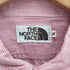 ザノースフェイス THE NORTH FACE 90S 日本製 茶タグ復刻 ヒッコリーストライプ S/S ワーク シャツ メンズ JPN:M