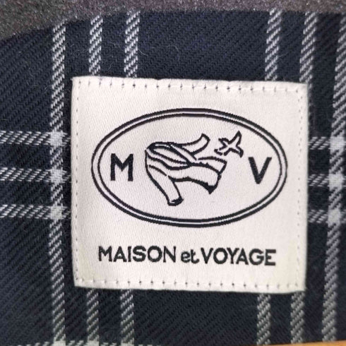 MAISON et VOYAGE ウールビエラ ラウンドカラーシャツ メンズ JPN:S