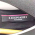 レオナール LEONARD フラワー切り替え 袖切り抜き 七部丈 ワンピース カンカン素材 レディース FR:38