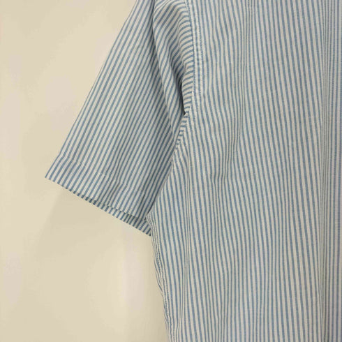 ザノースフェイス THE NORTH FACE ストライプ S/S レギュラーカラー シャツ メンズ import:M