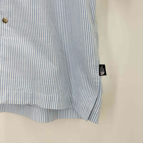 ザノースフェイス THE NORTH FACE ストライプ S/S レギュラーカラー シャツ メンズ import:M