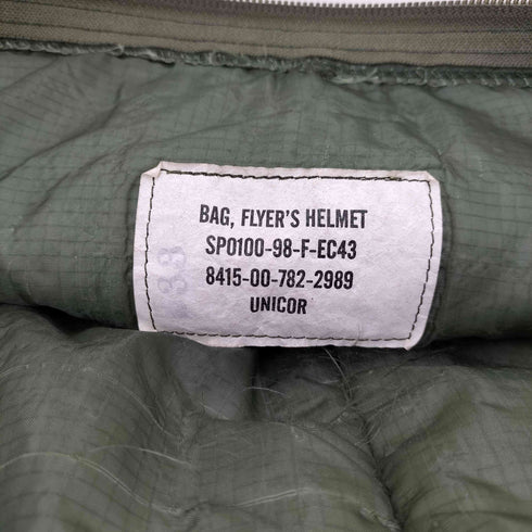 ユーエスアーミー U.S. ARMY 90S BAG FLYER’S HELMET ヘルメット バッグ 98年会計 UNICOR社製 メンズ