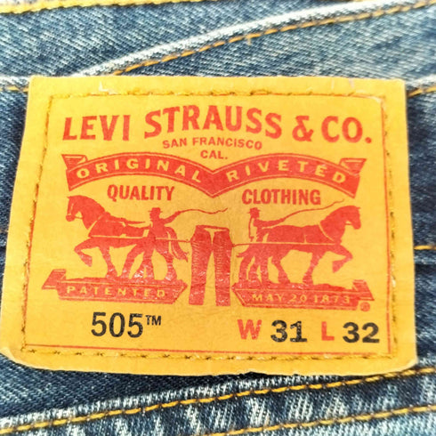 リーバイス Levis REGULAR FIT STRAIGHT 505 ジップフライデニム メンズ US:30-31