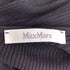 マックスマーラ MAX MARA 異素材切替 Vネック バックジップ リブニット フリル 半袖ワンピース レディース US:6