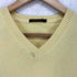 Sam scuri pure cashmere カシミヤ100 Vネック ロングスリーブ ニット レディース M