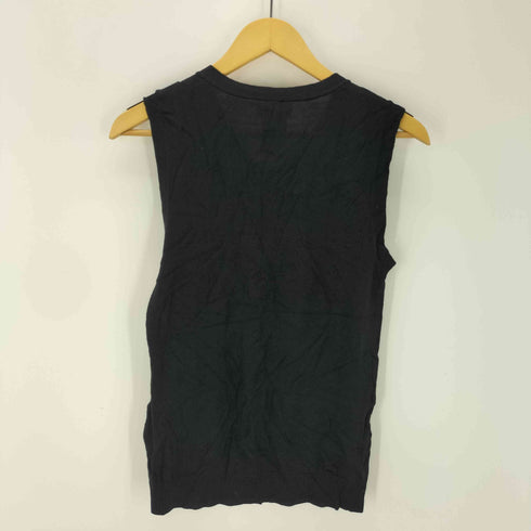 アニエスベーオム Agnes b.homme サンライズ期 絹 シルク ウール カシミヤ Vネック ニット ベスト メンズ JPN:0