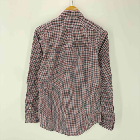 ラルフローレン RALPH LAUREN 現行タグ SLIM FIT ポニー刺繍 L/S ボタンダウン チェック シャツ メンズ import:S