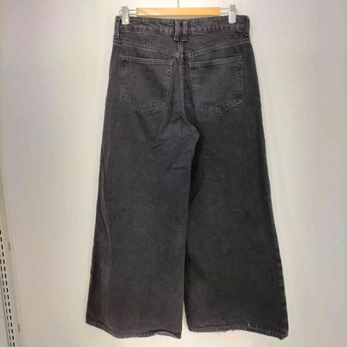 エイチアンドエム H&M Women's Dark gray High Rise Wide-cut Jeans バギー ワイドカット デニム レディース 6