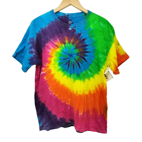 リキッドブルー LIQUID BLUE サイケ・ヒッピー バンドロゴ タイダイ Tシャツ メンズ import:XL