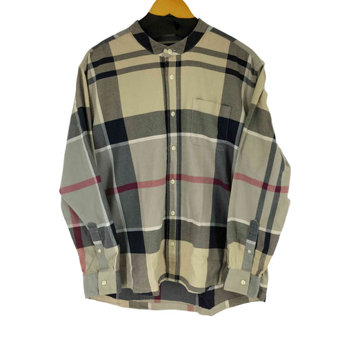 バブアー Barbour タータンチェック バンドカラー シャツ メンズ
