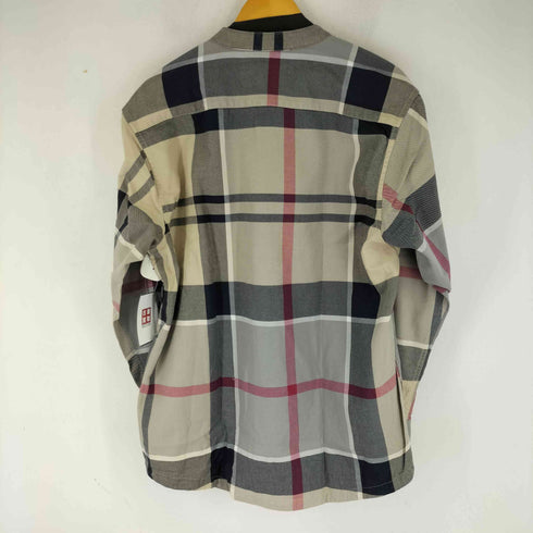 バブアー Barbour タータンチェック バンドカラー シャツ メンズ