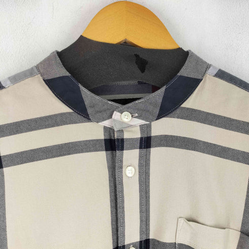 バブアー Barbour タータンチェック バンドカラー シャツ メンズ