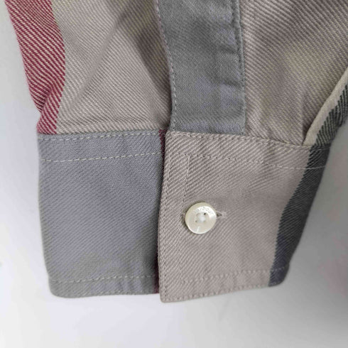 バブアー Barbour タータンチェック バンドカラー シャツ メンズ