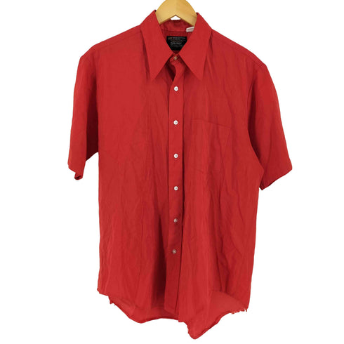 ジェーシーペニー JC Penney 70s コットンポリ レギュラーカラーシャツ メンズ 16 1/2