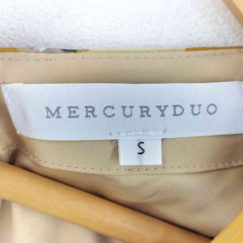 マーキュリーデュオ MERCURYDUO 花柄 アシンメトリーミニワンピース レディース JPN:S