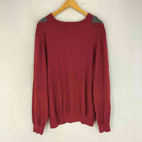 クラフトアンドバロー Croft&Barrow アーガイルVネックニット メンズ import:XL