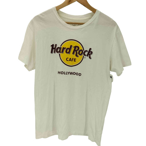 ハードロックカフェ Hard Rock Cafe ハリウッド HOLLYWOOD クルーネックTシャツ メンズ import:L