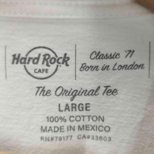 ハードロックカフェ Hard Rock Cafe ハリウッド HOLLYWOOD クルーネックTシャツ メンズ import:L