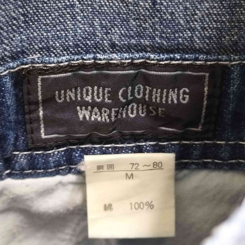 ユニクロ UNIQLO OLD 初期 UNIQUE CLOTHING WAREHOUSE デニム オーバーオール メンズ M