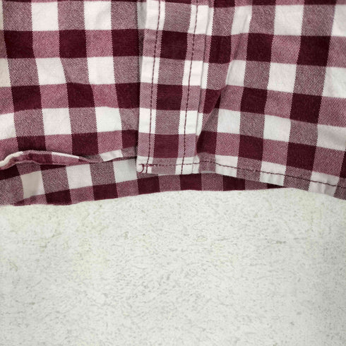 オールドネイビー OLD NAVY REGULAR FIT チェックボタンダウンシャツ メンズ import:XL