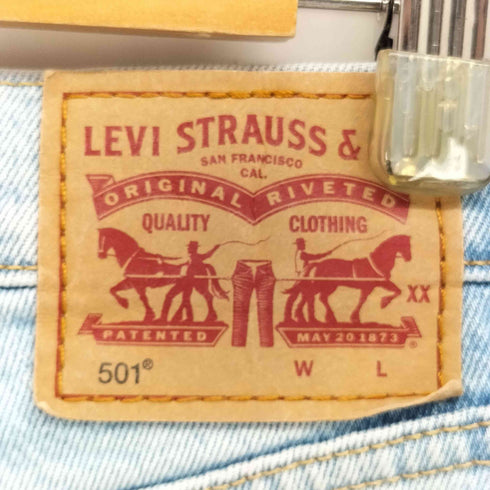 リーバイス Levis 501 ボタンフライ ストレート デニム レディース W27 L30