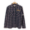 テッドカンパニー TED COMPANY チェーンステッチ チェック ワーク L/S ネル シャツ メンズ JPN:L