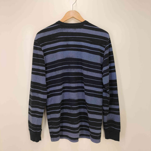 ヴォルコム VOLCOM サーマル ボーダー プリント クルーネック Tシャツ メンズ import:M