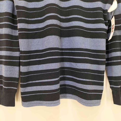 ヴォルコム VOLCOM サーマル ボーダー プリント クルーネック Tシャツ メンズ import:M